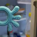 Прорезыватель для зубов BabyOno 826/03 силиконовый Осьминог, голубой