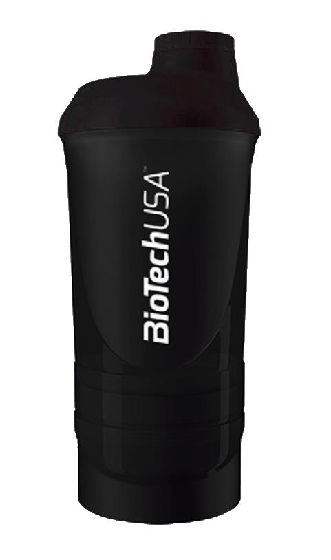 Шейкер BioTech Wave + Shaker черный, 600 мл