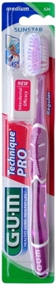 Зубная щетка GUM Technique Pro Full Medium, полное среднее, 1 штука