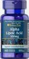 Альфа-липоевая кислота Puritan's Pride Alpha Lipoic Acid 100 мг, 60 капсул
