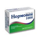Нормовен 1000 таблетки, в/плів. обол. по 1000 мг №30 (10х3)
