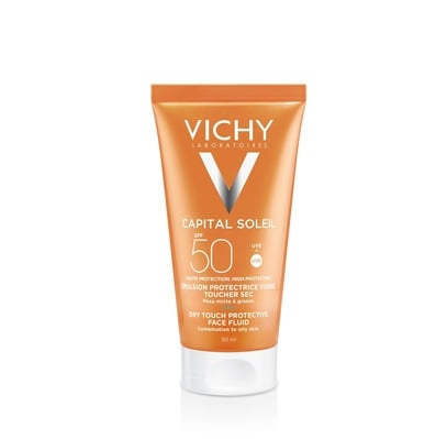 Эмульсия Vichy Capital Soleil для лица, солнцезащитная матирующая, SPF50+, 50 мл