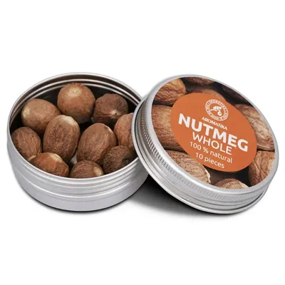 Мускатний горіх Aromatika Nutmeg цілий, 10 штук