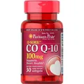 Коензим Q-10 Puritan's Pride CO Q10 100 мг (Q-SORB), 30 гелевих капсул