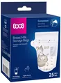 Пакети Lovi Buddy bear 12/208 для зберігання грудного молока, 25 шт