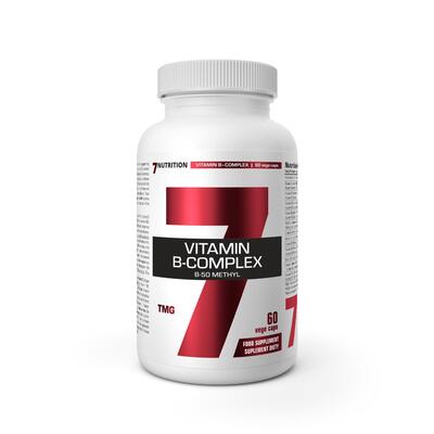 Комплекс вітамінів В 7Nutrition Vitamin B-Complex B-50 Methyl, 60 капсул