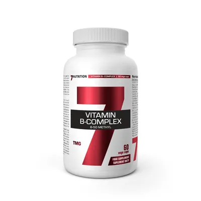 Комплекс вітамінів В 7Nutrition Vitamin B-Complex B-50 Methyl, 60 капсул