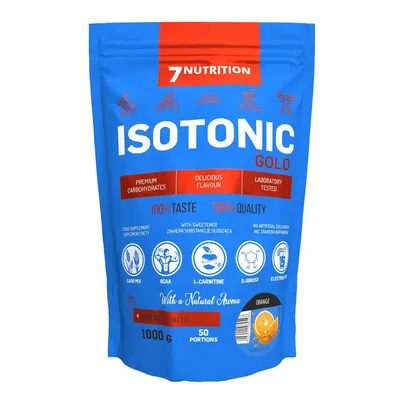 Ізотонік 7Nutrition Isotonic Gold апельсин, 1000 г