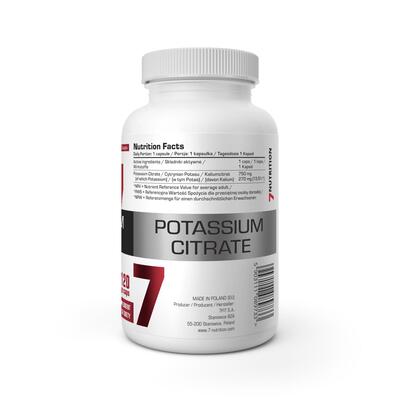 Калію цитрат 7Nutrition Potassium Citrate 750 мг, 120 капсул