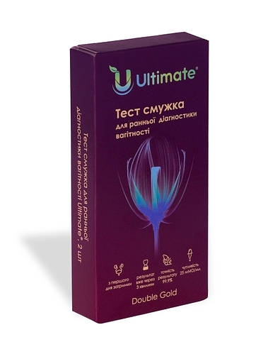 Тест-полоска Ultimate для определения беременности, 2 штуки