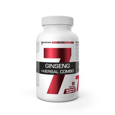 Женьшеню екстракт 7Nutrition Ginseng + Herbal Combo, 60 капсул