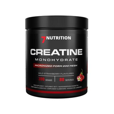 Креатин Моногідрат 7Nutrition Creatine Monohydrate Лісова суниця, 300 г