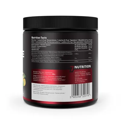 Креатин моногідрат 7Nutrition Creatine Monohydrate Лимон-лайм, 300 г