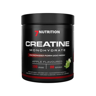 Креатин Моногідрат 7Nutrition Creatine Monohydrate Зелене яблуко, 300 г
