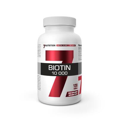 Биотин 7Nutrition Biotin 10000 мкг, 120 таблеток