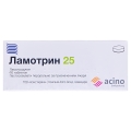 Ламотрин 25 таблетки по 25 мг №60 (10х6)