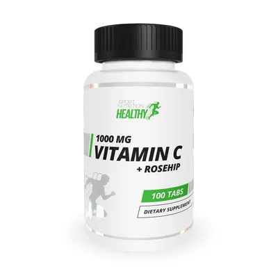 Вітамін С MST Nutrition Healthy Vitamin C + ROSEHIP, 100 таблеток
