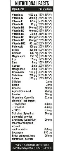 Вітамінно-мінеральний комплекс MST Nutrition Vitamin Kick, 60 таблеток