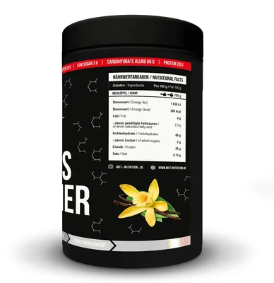 Гейнер MST Nutrition BEST Mass Gainer ваніль, 1000 г