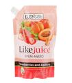 Крем-мыло жидкое Elensee Like Juice Клубника и абрикос дой-пак, 450 мл