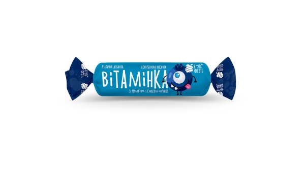 Аскорбиновая кислота Витаминка Круть-Фруть таблетки со вкус. черники №10