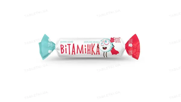 Аскорбінова кислота Вітамінка Круть-Фруть таблетки №10