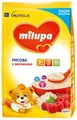 Каша молочна Milupa рисова з малиною для дітей з 5 місяців, 210 г