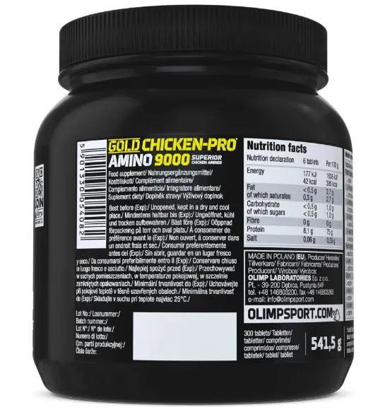 Амінокислотний комплекс Olimp Gold Chicken-Pro Amino 9000, 300 таблеток