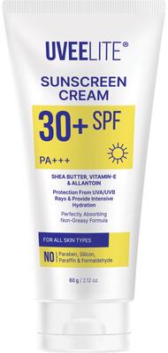 Крем сонцезахисний Uveelite УФ-лайт SPF30+ захист і зволоження, всі типи шкіри, 60 г