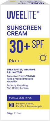 Крем сонцезахисний Uveelite УФ-лайт SPF30+ захист і зволоження, всі типи шкіри, 60 г