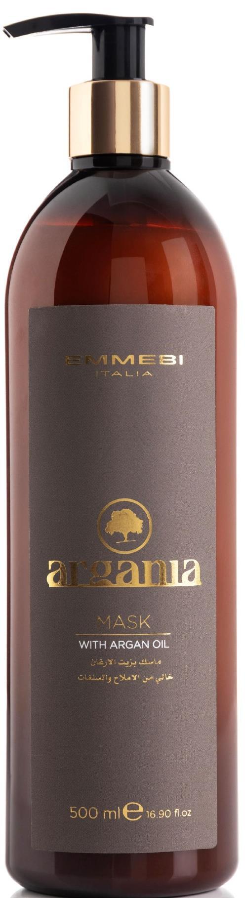 Маска для волосся Emmebi Italia Argania Sahara Secrets з аргановою олією, 500 мл