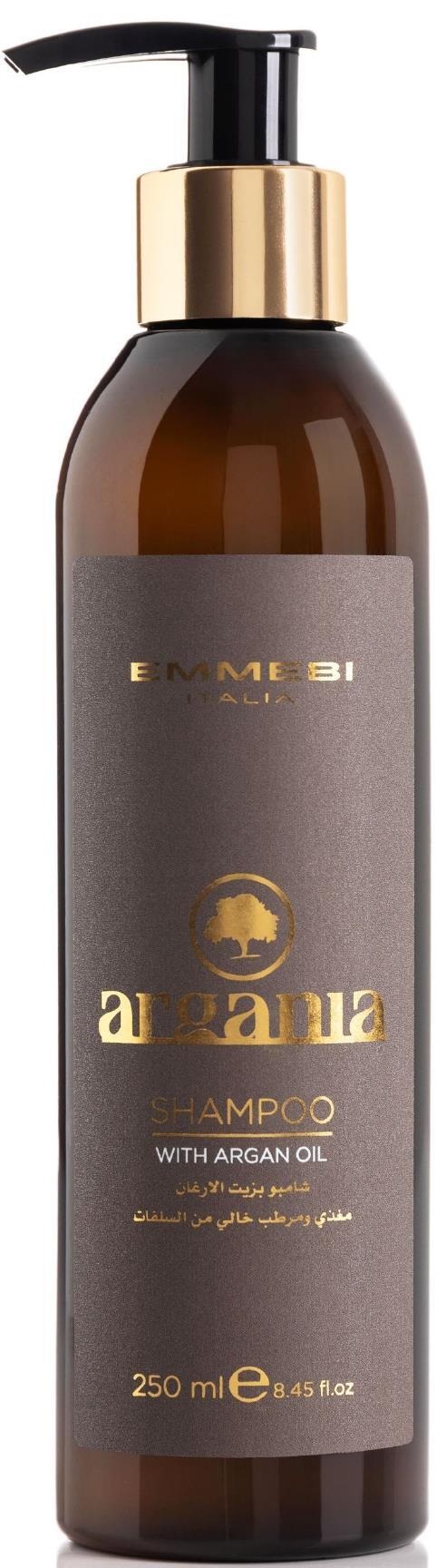Шампунь для волосся Emmebi Italia Argania Sahara Secrets з аргановою олією, 250 мл