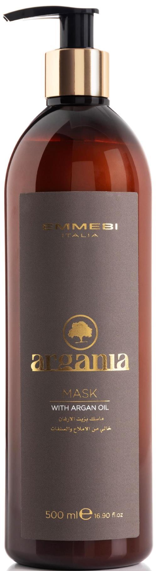Шампунь для волосся Emmebi Italia Argania Sahara Secrets з аргановою олією, 500 мл