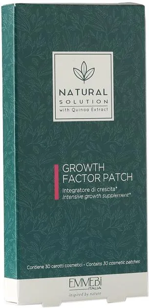 Патчі Emmebi Italia Natural Solution фактор росту, 30 шт