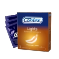 Презервативы латексные Contex Lights особенно тонкие, 3 штуки
