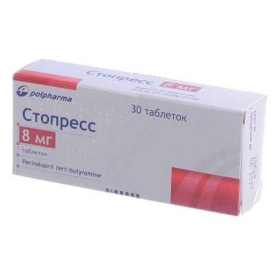 Стопресс таблетки по 8 мг №30 (10х3)