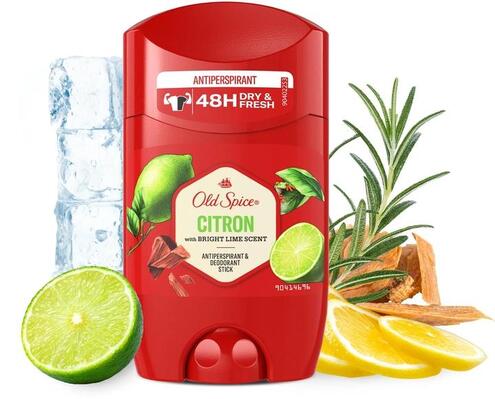 Дезодорант-антиперспирант стик Old Spice Citron 48h для мужчин, 50 мл
