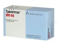 Трилептал таблетки, в/плів. обол. по 300 мг №50 (10х5)