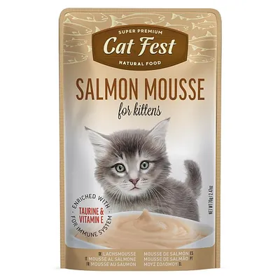 Корм вологий для кошенят Pet Fest Cat Fest лосось паштет, 70 г