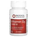 Витамин D3 Protocol for Life Balance Vitamin D3 1000 МЕ, 120 гелевых капсул