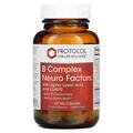 Комплекс вітамінів групи В Protocol for Life Balance B Complex Neuro Factors, 60 вегетаріанських капсул