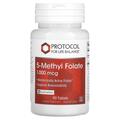 Метилфолат Protocol for Life Balance 5-Methyl Folate 1000 мкг, 90 веганских таблеток