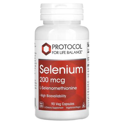 Селен Protocol for Life Balance Selenium 200 мкг, 90 веганських капсул
