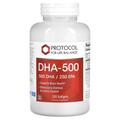 Докозагексаєнова кислота Protocol for Life Balance (ДГК) DHA-500 500 ДГК/250 ЕПК, 120 гелевих капсул