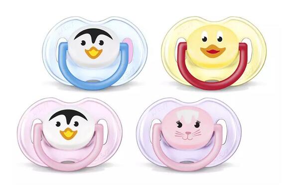 Пустышка силиконовая Philips Avent Classic Кролик Трумэн и его друзья SCF182/23, 0-6 месяцев, 2 шт
