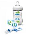 Набор Philips Avent SCD627/01 Natural для мальчика (пустышки + клипса для пустышки + бутылочка 260 мл)