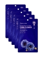 Маска тканевая для лица Adelline Daily Deep Moisture Face Mask Corn Flower с экстрактом василька, 20 г