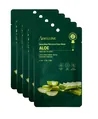 Маска тканинна для обличчя Adelline Daily Deep Moisture Face Mask Aloe з екстрактом алое, 20 г