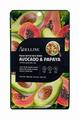 Детокс-маска для лица Adelline Fresh Detox Face Mask Avocado & Papaya с экстрактом авокадо и папайи, 20 г