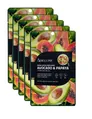 Детокс-маска для обличчя Adelline Fresh Detox Face Mask Avocado & Papaya з екстрактом авокадо та папайї, 20 г